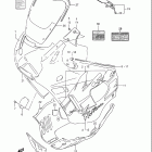 GSX600F KATANA Cowling body (model p)