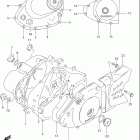 DR125SE Крышки картера