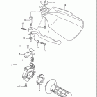 RMX250 Right knuckle cover (model n / p / r / s / t)