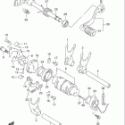 DR350SE Механизм  переключения передач