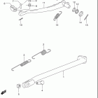 DR350SE Подножки