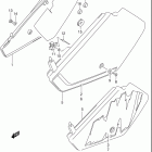 DR350 Frame cover (model l / m)