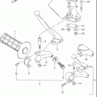 DR350 Left knuckle cover