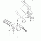 RMX250 Left knuckle cover (model k / l / m)