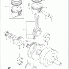 GS500E Коленвал