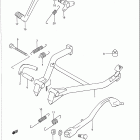 GSX750F KATANA Подножка