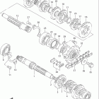 DR125SE Трансмиссия