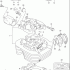 DR350 Головка цилиндра