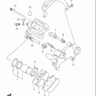 DR350SE Rear caliper (model n / p)