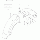 GN125E Заднее крыло