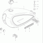 GN125E Топливный бак