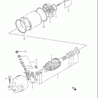GSX600F KATANA Стартер электрический
