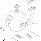 DR125SE Топливный бак
