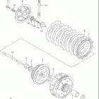 DR125SE Сцепление