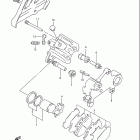RMX250 Rear caliper (model p / r / s / t)