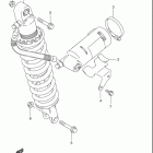 DR350SE Задний амортизатор