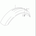 DR350SE Переднее крыло