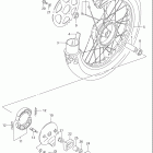 DR125SE Заднее колесо