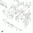 DR350 Rear swinging arm (model r / s / t)
