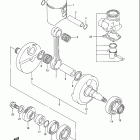 RMX250 Crankshaft (model p / r)
