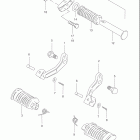 GN125E Подножки