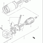 DR350SE Starting motor (model r / s)