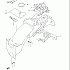 GSX600F KATANA Заднее крыло