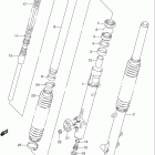 DR350 Front damper (model r / s / t)