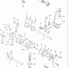 DR125SE Механизм  переключения передач