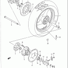 GS500E Заднее колесо
