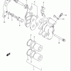 DR350 Front caliper (model n / p / r / s / t)