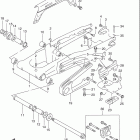 DR350SE Rear swinging arm (model l / m / n / p)