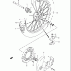 RMX250 Front wheel (model k / l)