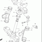 DR350SE Траверса нижняя