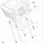 DR125SE Цилиндр