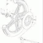 GN125E Переднее колесо