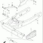 RF600R Rear swinging arm (model t)