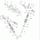 DR350SE Cam shaft - valve (model r / s / t)