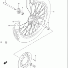 DR250SE Переднее колесо