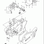 RM80 Crankcase cover- water pump (model k / l / m / n /...