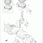 GSX-R750W Коленвал