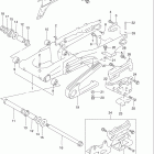 DR250SE Rear swinging arm (model r / s)