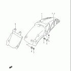 RM125 Rear fender (model n)