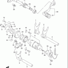 DR250SE Механизм  переключения передач