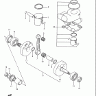 RM80 Crankshaft (model m / n / p / r / s)
