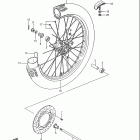 RM80 Front wheel (model g / h / j / k)