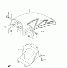 RM80 Rear fender (model n / p / r / s)