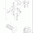 DR650SE Left handle switch (model r / s)