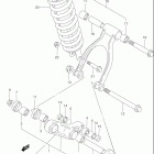 DR650SE Rear cushion lever (model r / s)