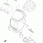 DR250SE Headlamp cover